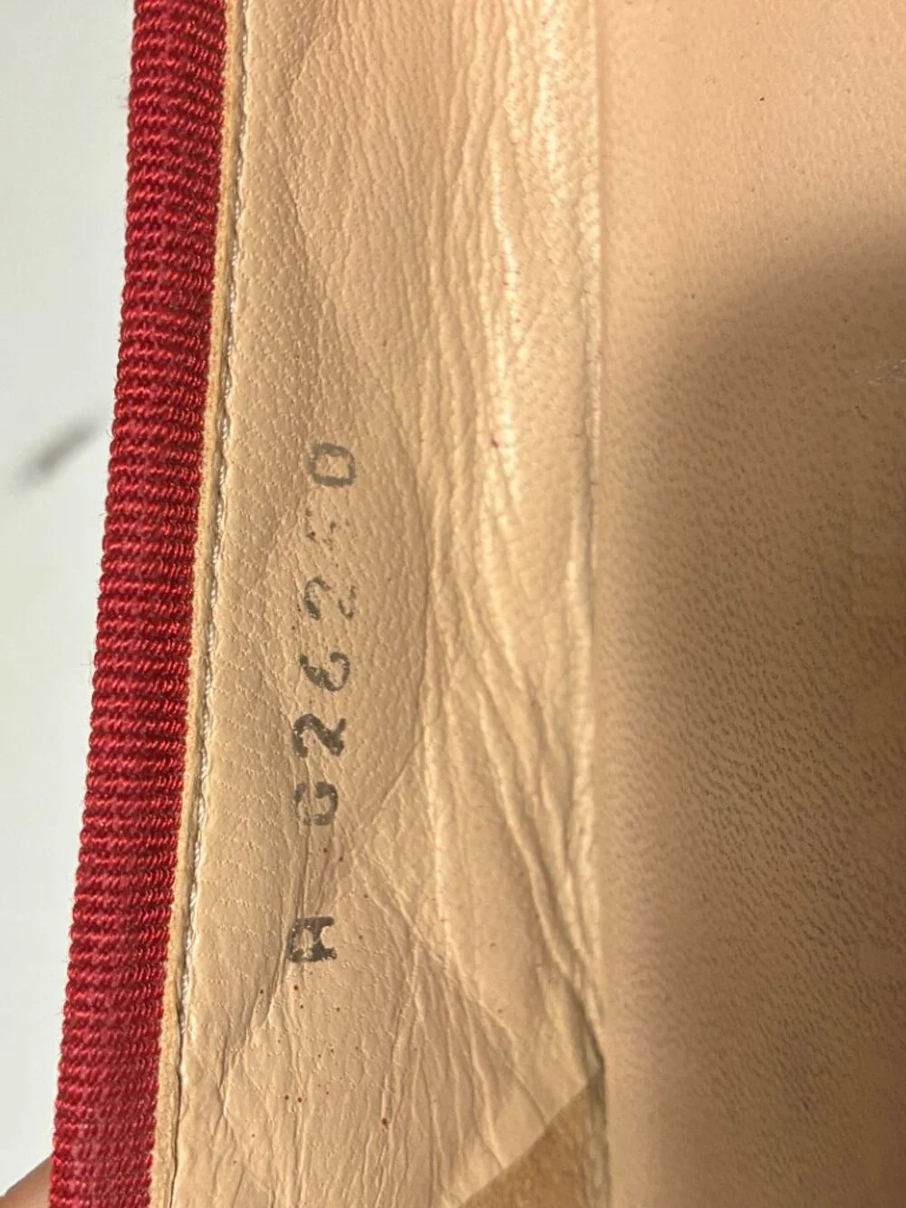 Chanel Red Cushioned Caviar Leather Ballet Flats 37